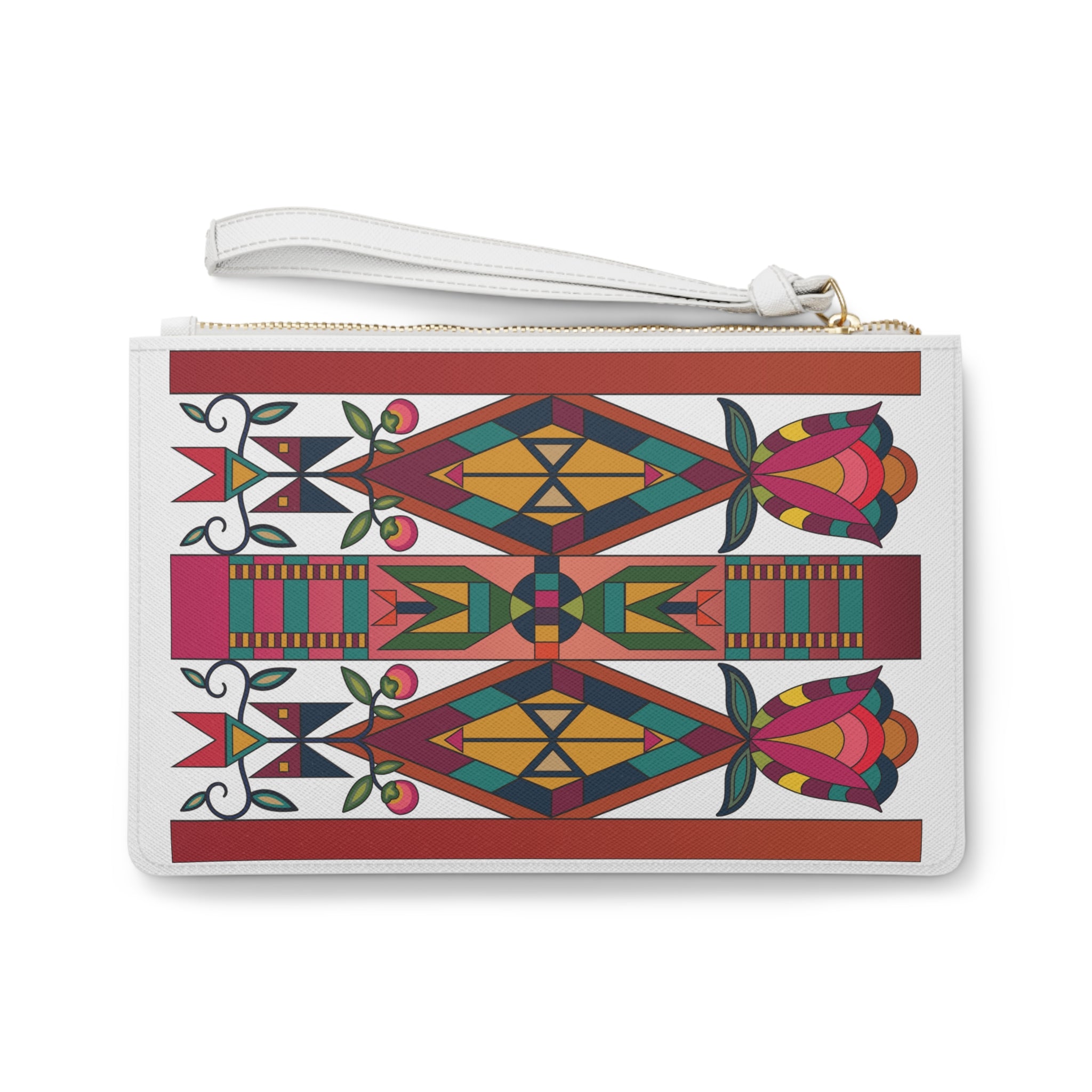 Spirit Journey Geometric Element Clutch Bag