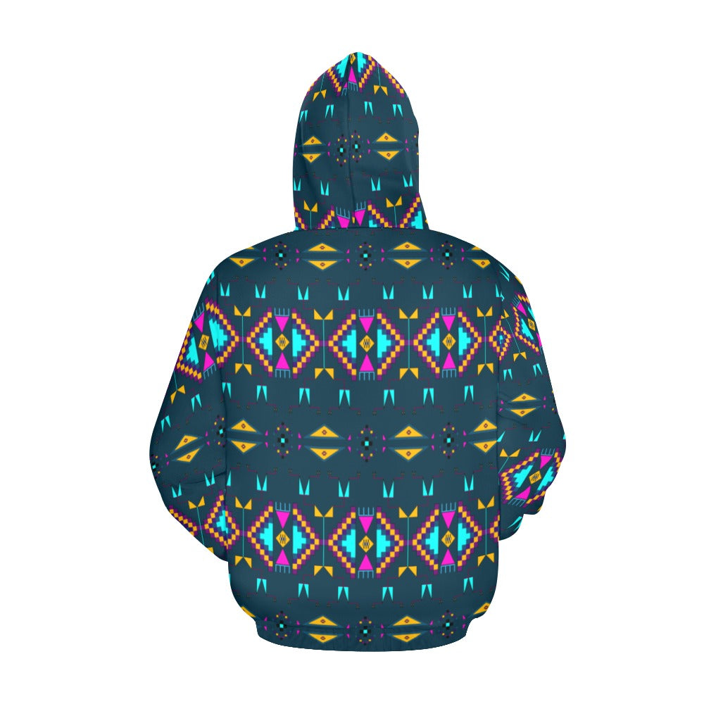 Rite of Passage Dark Teal Hoodie for Men (USA Size)
