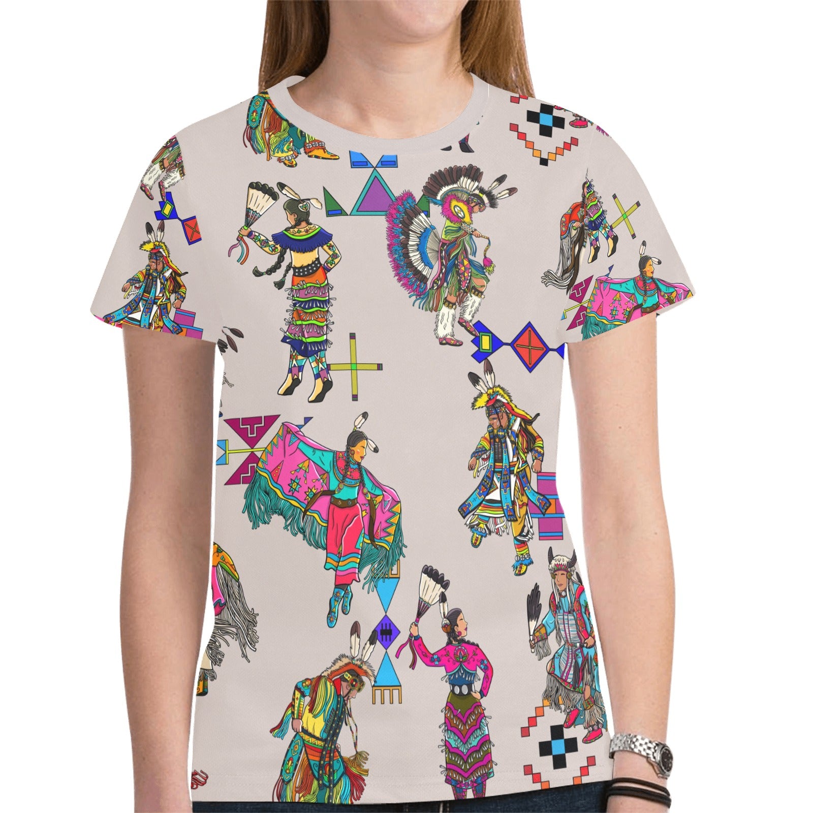 Grand Entry Dancers Muslin T-shirt for Women