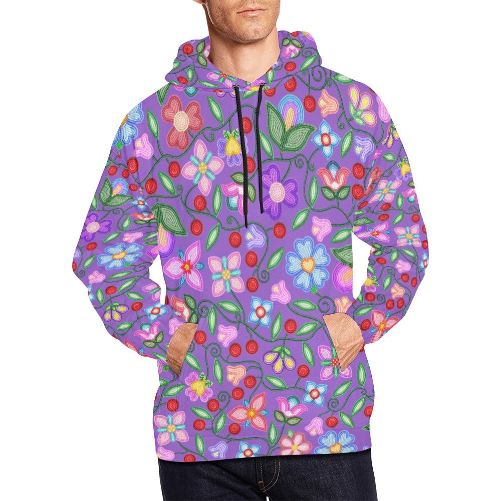 Petal Harmony Lavender Hoodie for Men (USA Size)