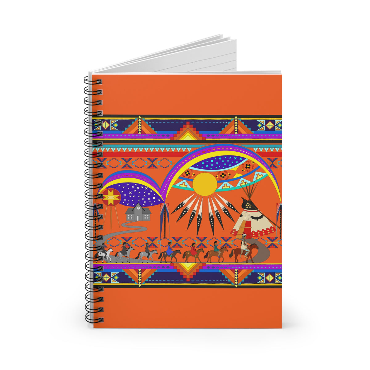 Seven Generations Medicine Spiral Notebook