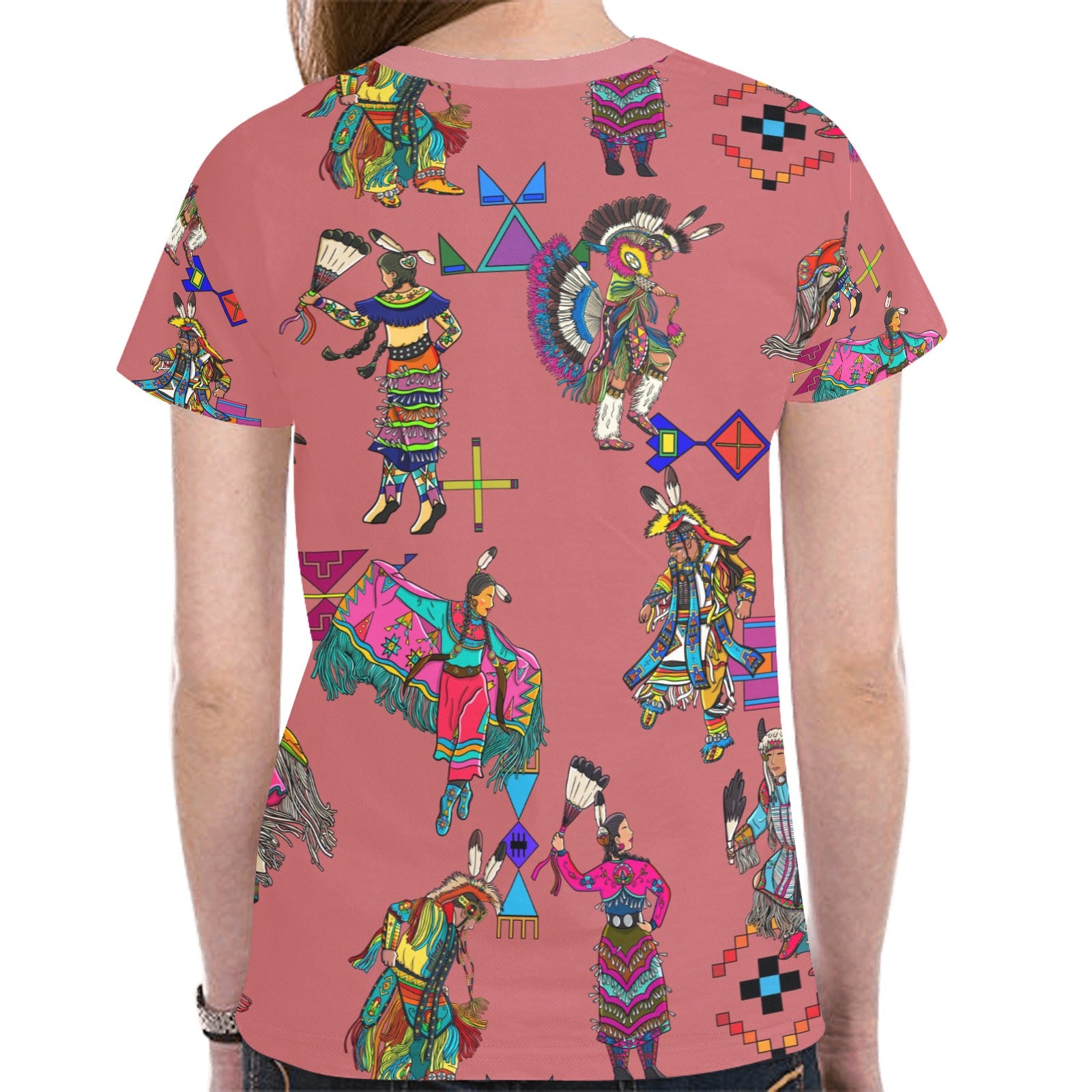 Grand Entry Dancers Terra Cotta T-shirt for Women