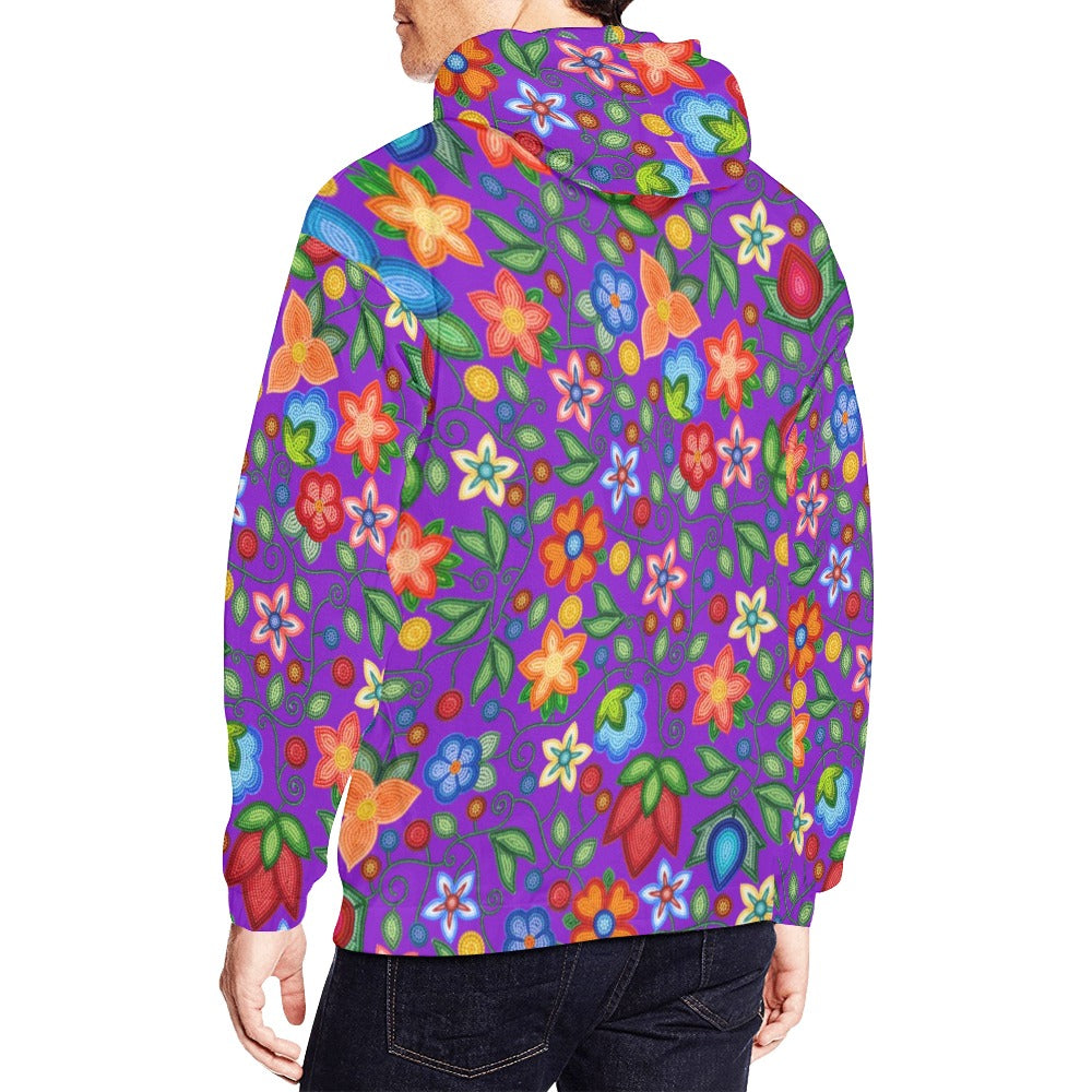 Morning Harmony Purple Hoodie for Men (USA Size)