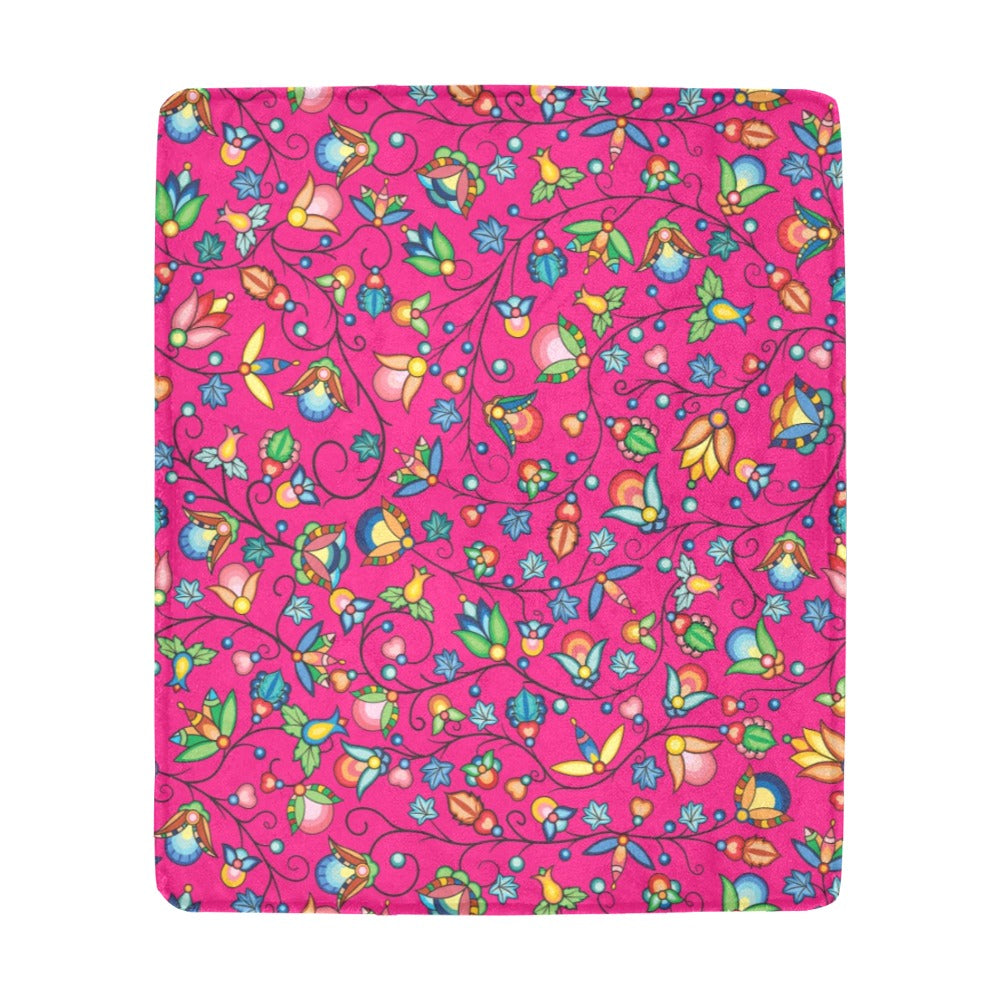 Prairie Plains Spirit Pink Ultra-Soft Micro Fleece Blanket 50"x60"