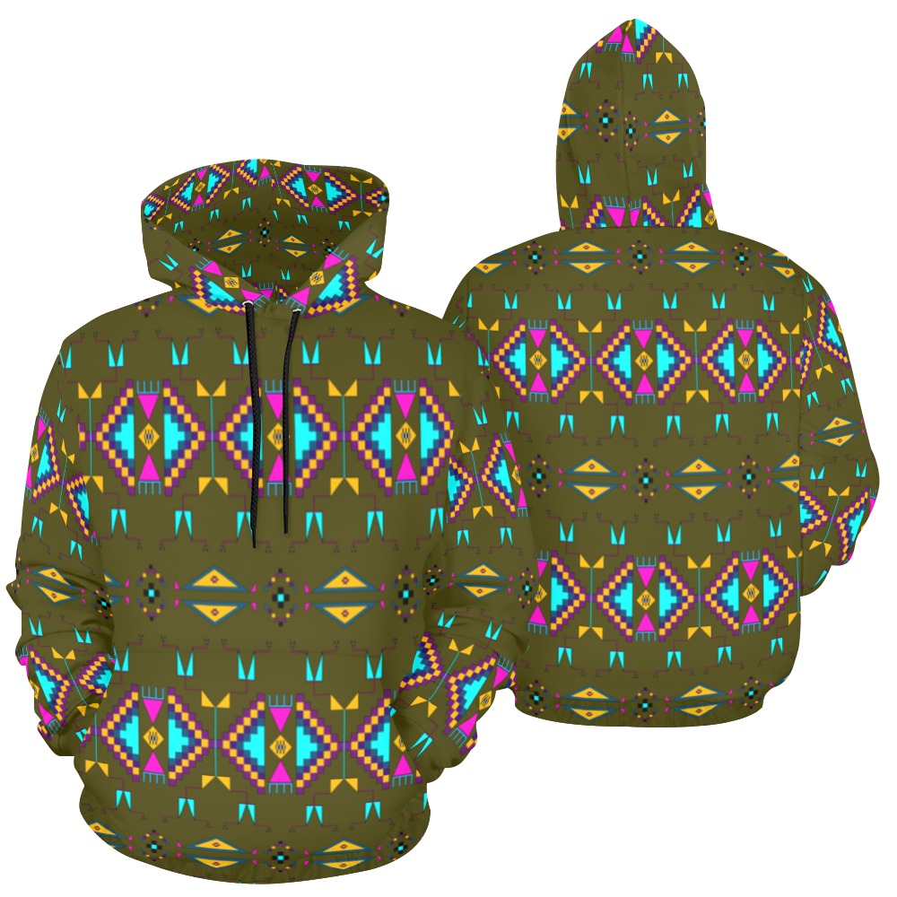 Rite of Passage Olive Hoodie for Men (USA Size)
