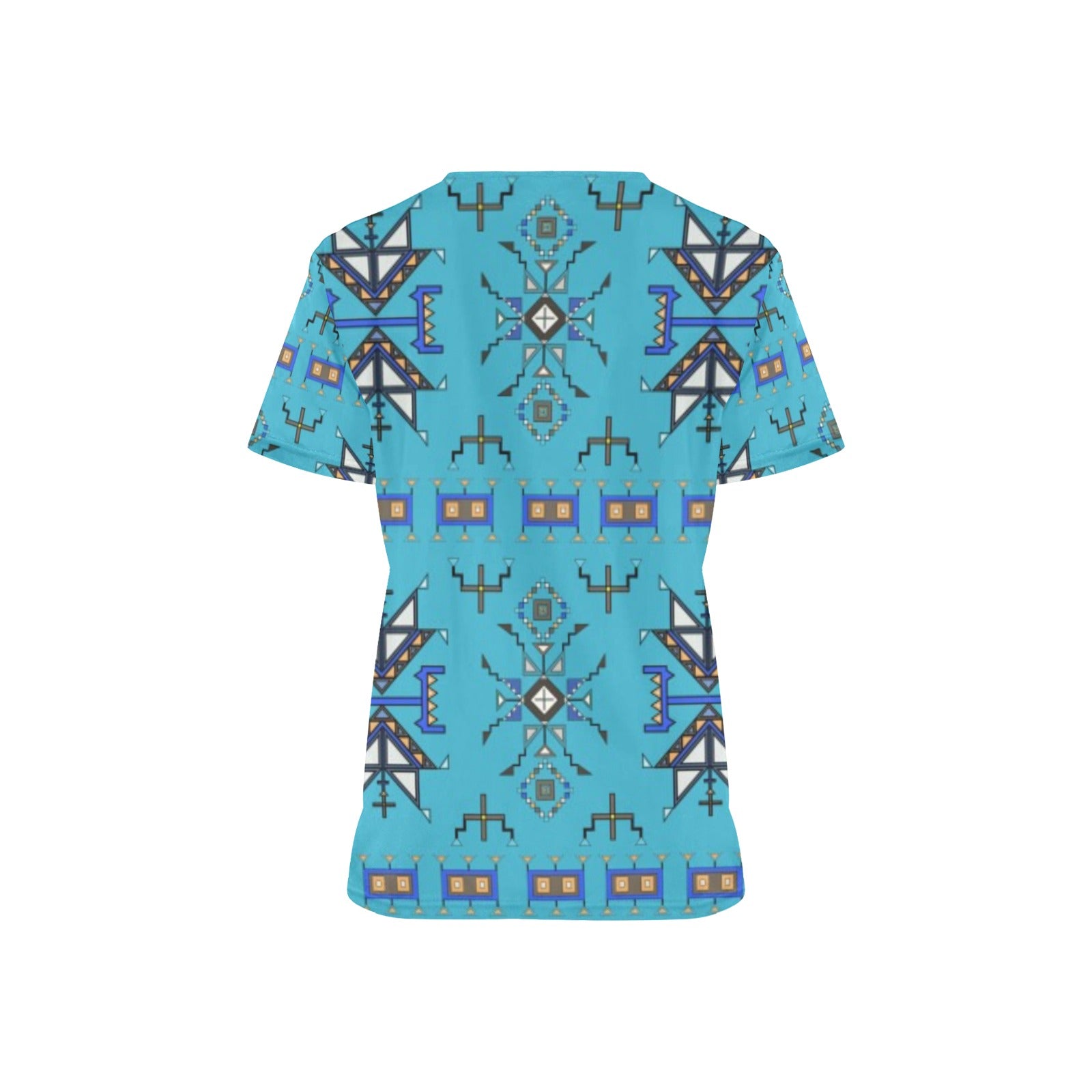 Eagle Strike Blue Scrub Top