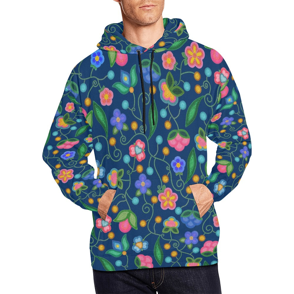Skyberry Serenade Navy Hoodie for Men (USA Size)