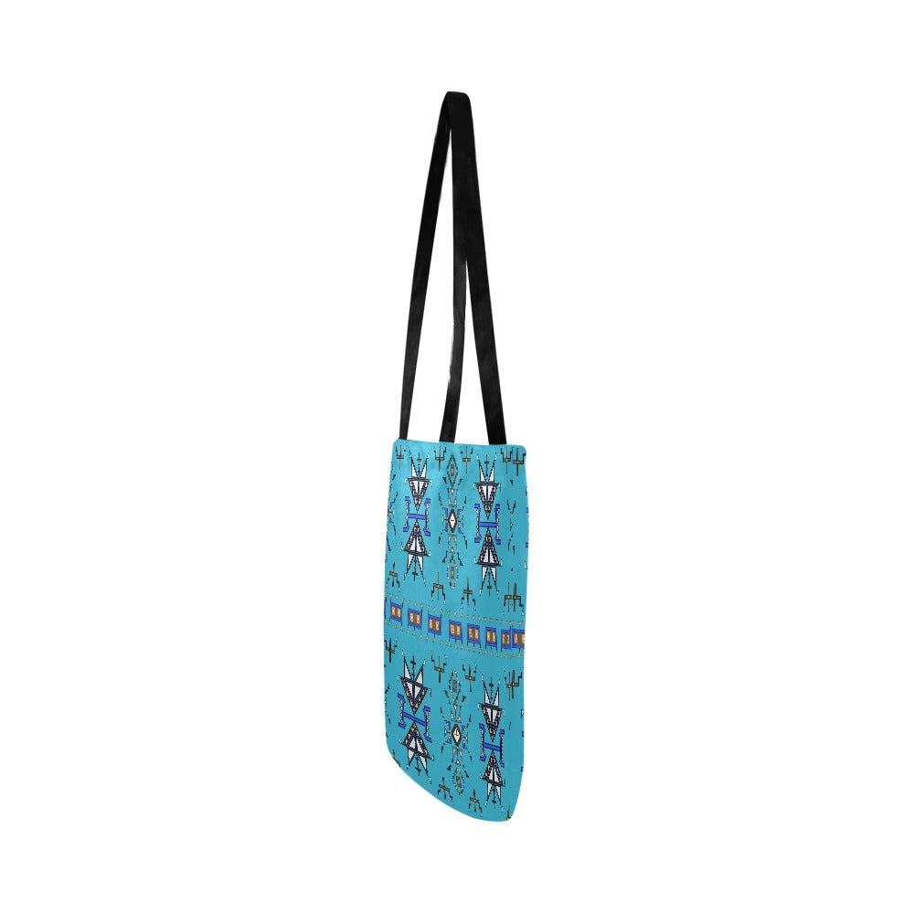 Eagle Strike Blue Reusable Shopping Bag (Two sides)