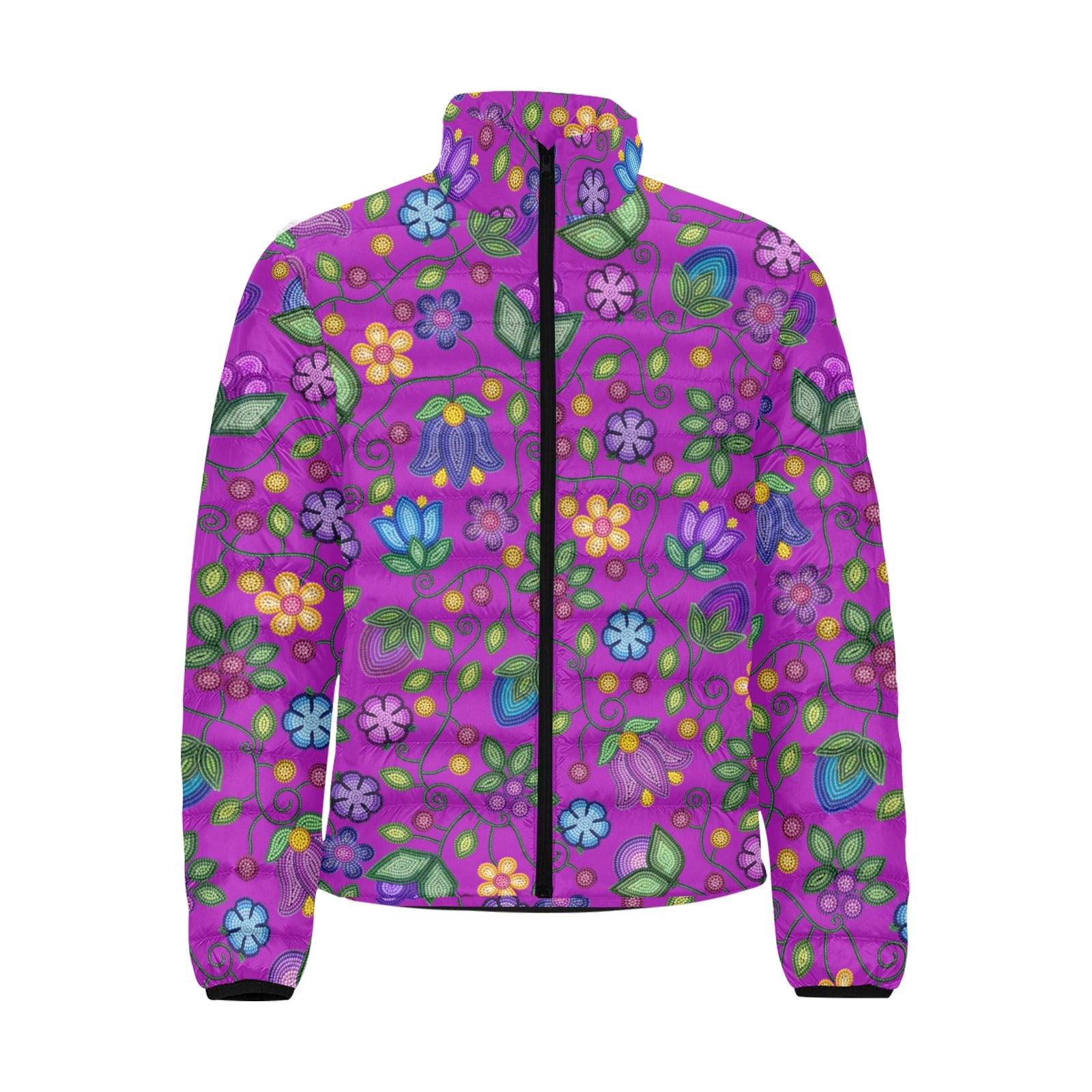 Bloom Uplift Purple Men's Padded Jacket