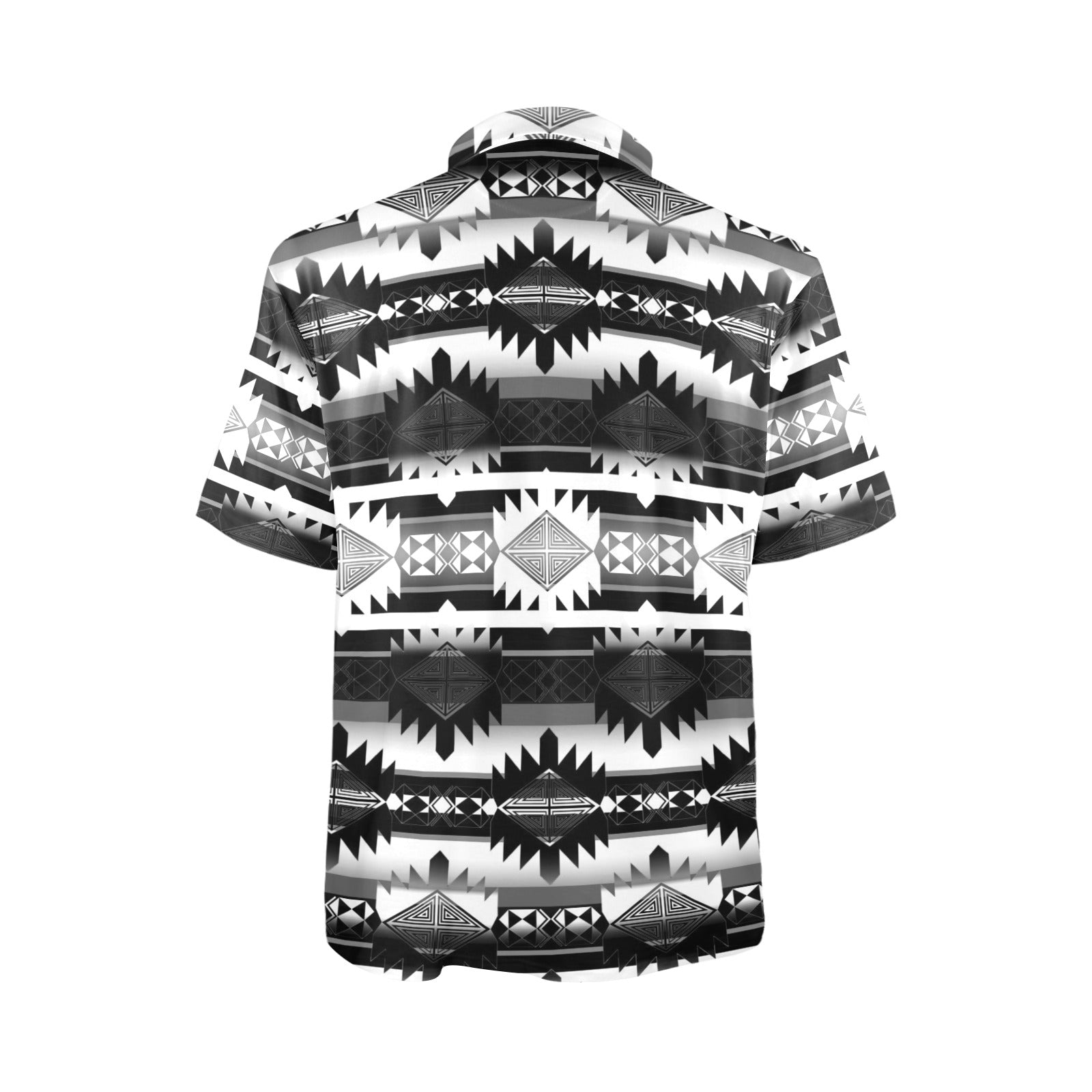 Okotoks Black and White Polo Shirt