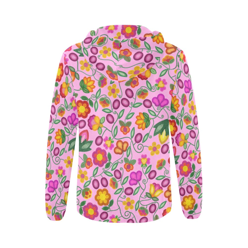 Boreal Bounty Pink Full Zip Hoodie for Women