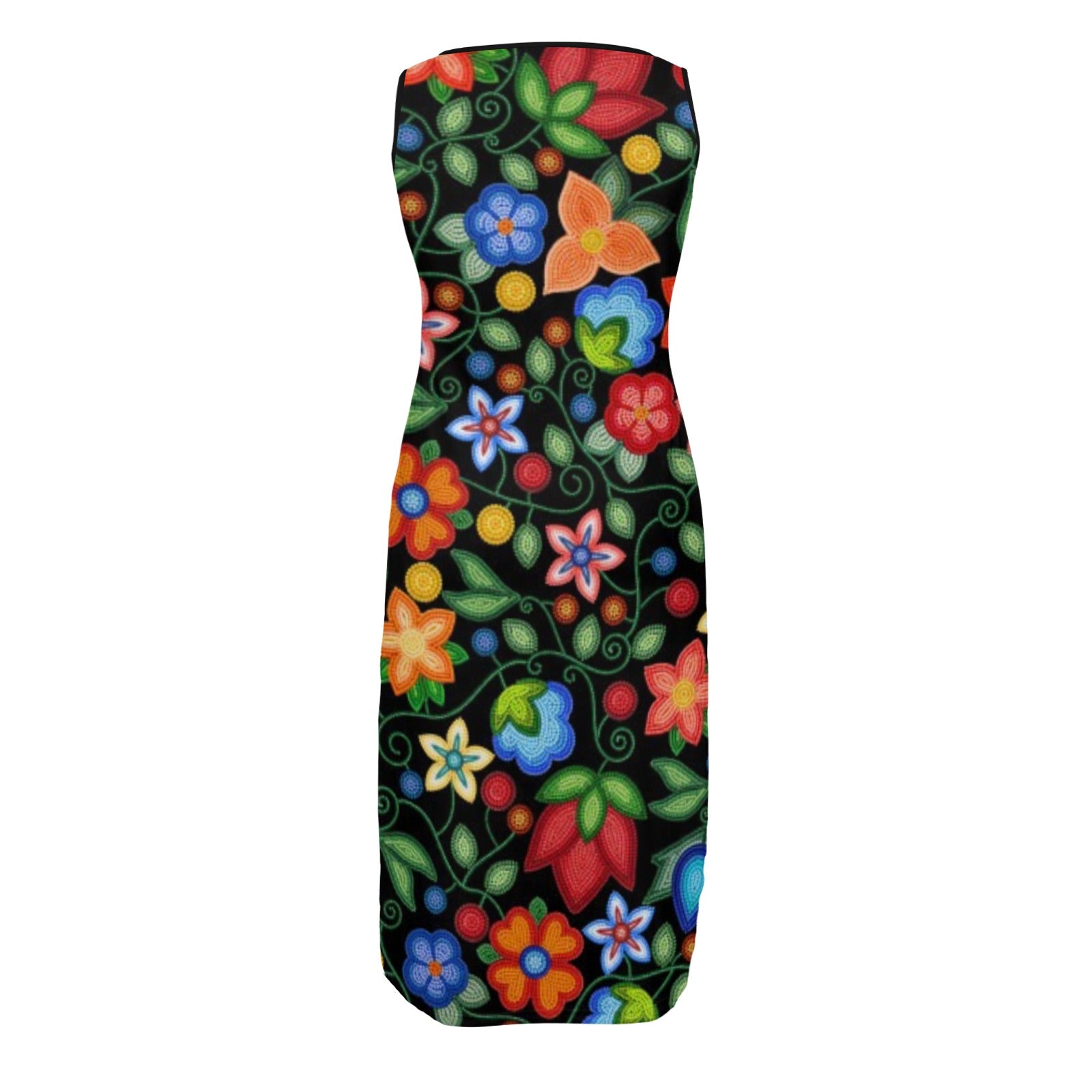 Morning Harmony Black Phaedra Sleeveless Open Fork Long Dress