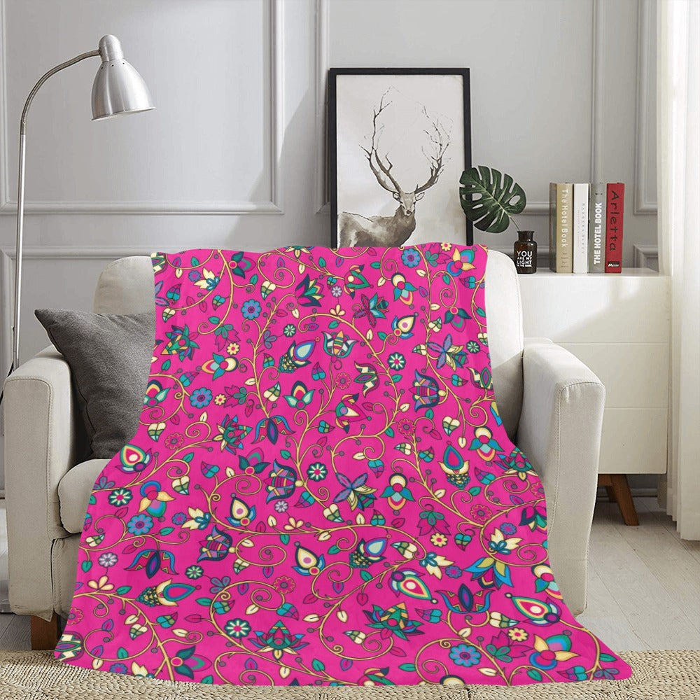 Thorny Path Pink Ultra-Soft Micro Fleece Blanket 60"x80"