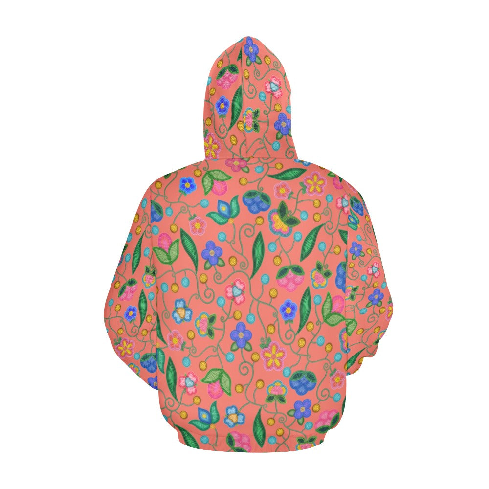 Skyberry Serenade Peach Hoodie for Men (USA Size)