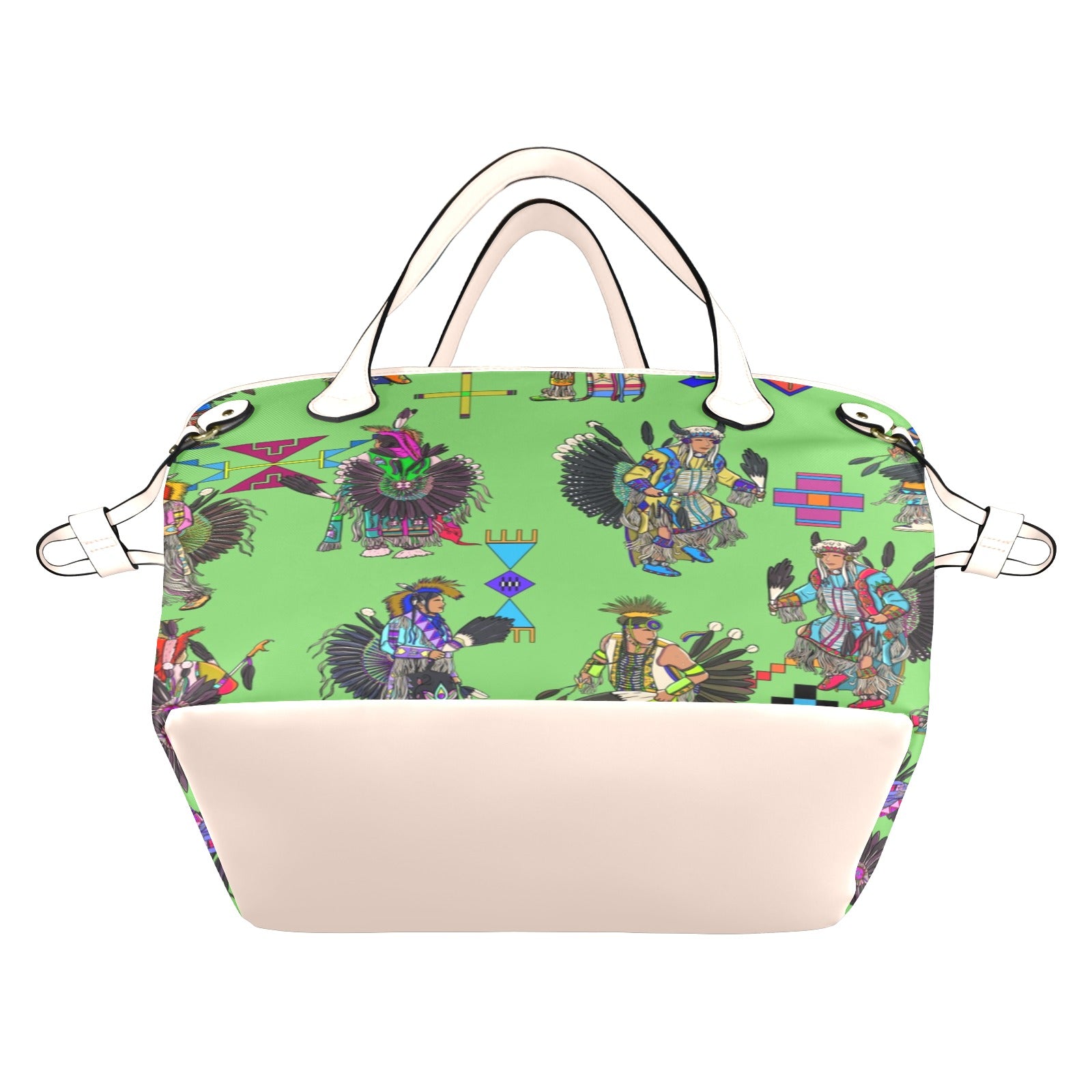 Men's Tradish Dancers Grass Clover Canvas Tote Bag