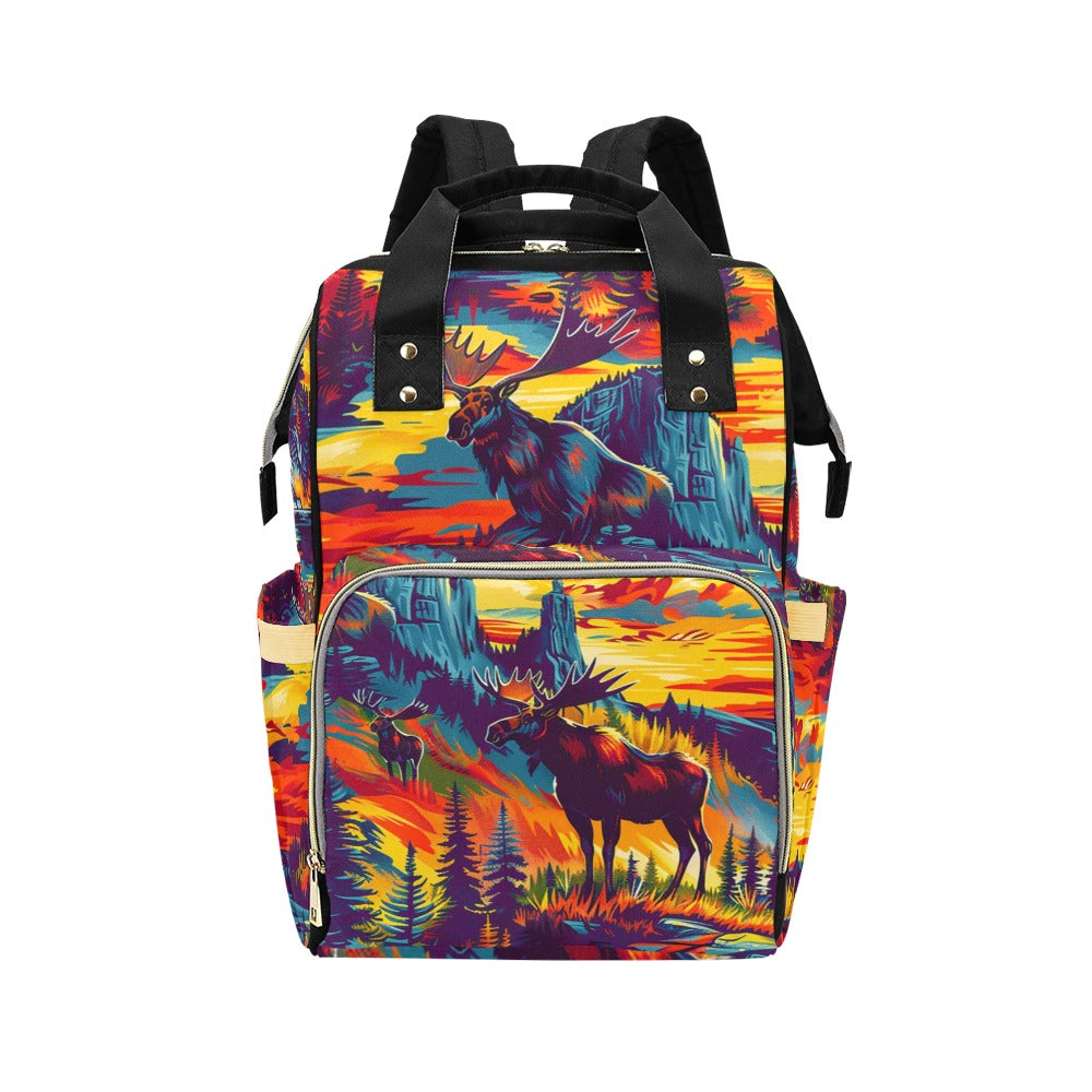 Mighty Moose Multi-Function Diaper Backpack/Diaper Bag