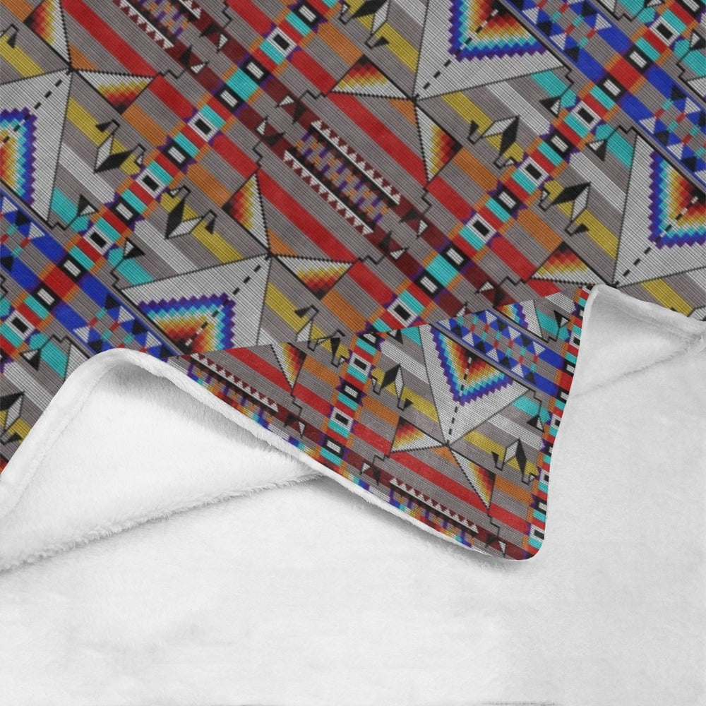 Medicine Blessing Grey Ultra-Soft Micro Fleece Blanket 60"x80"