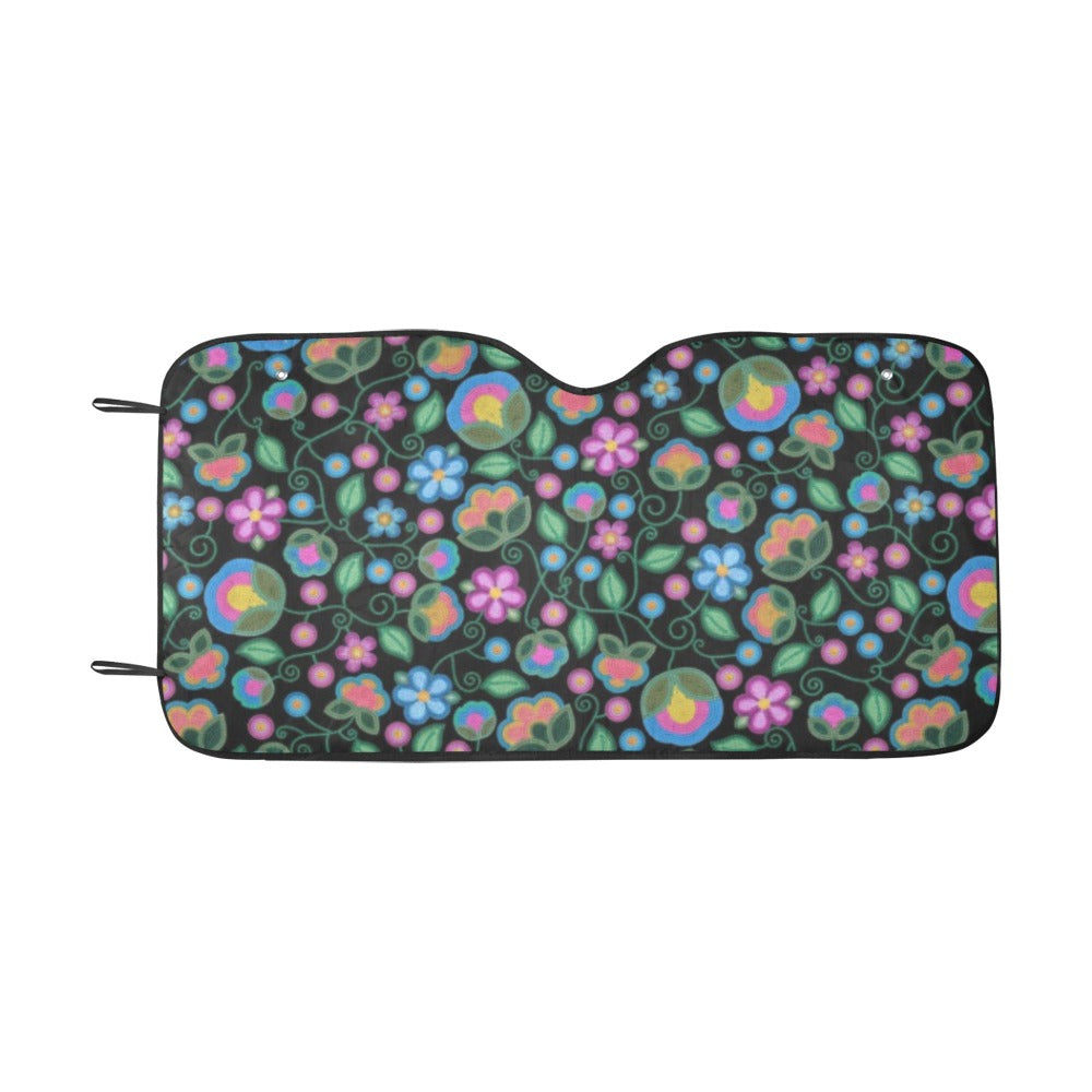 Turquoise Sunbeam Car Sun Shade 55"x30"
