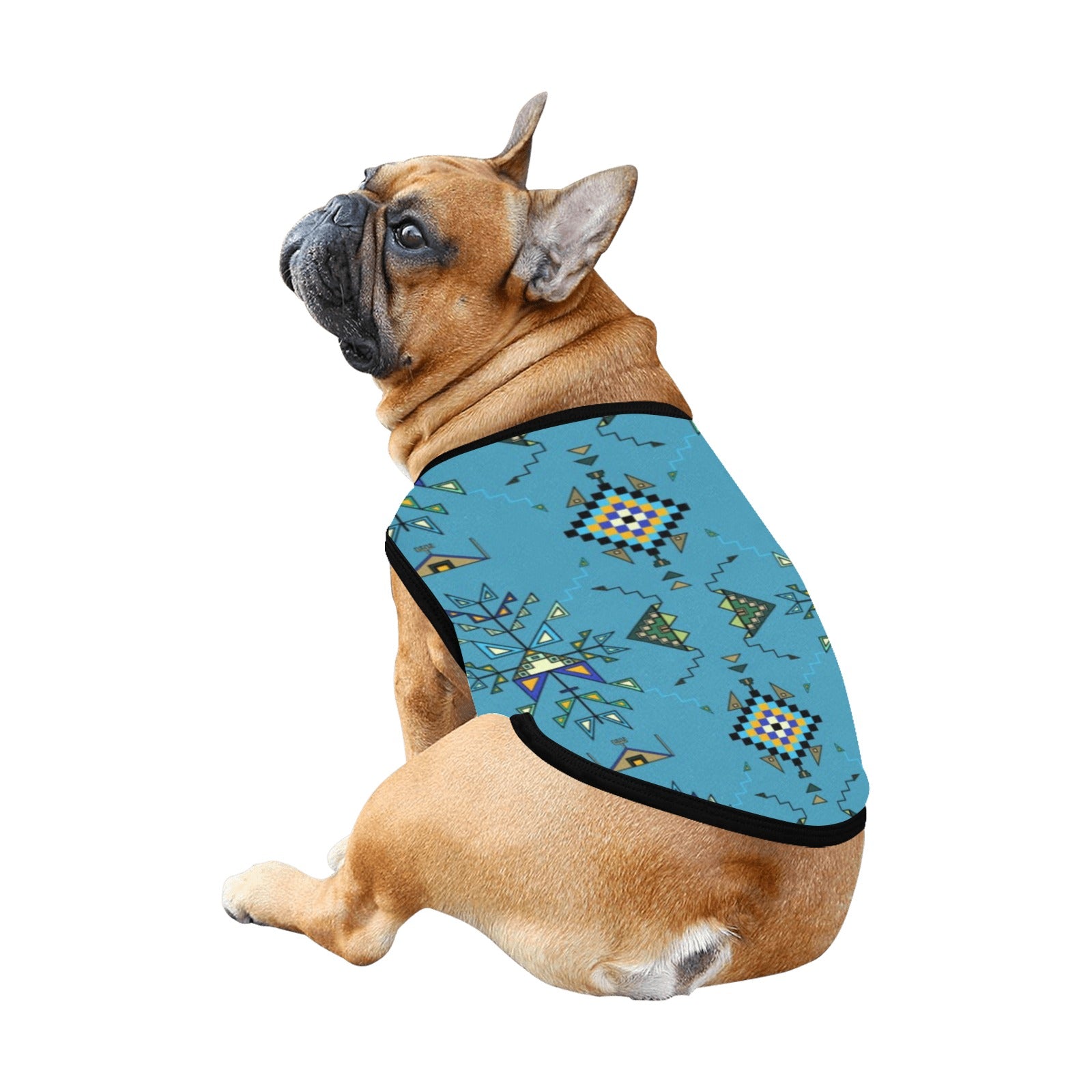 Bear Shield Blue Pet Tank Top