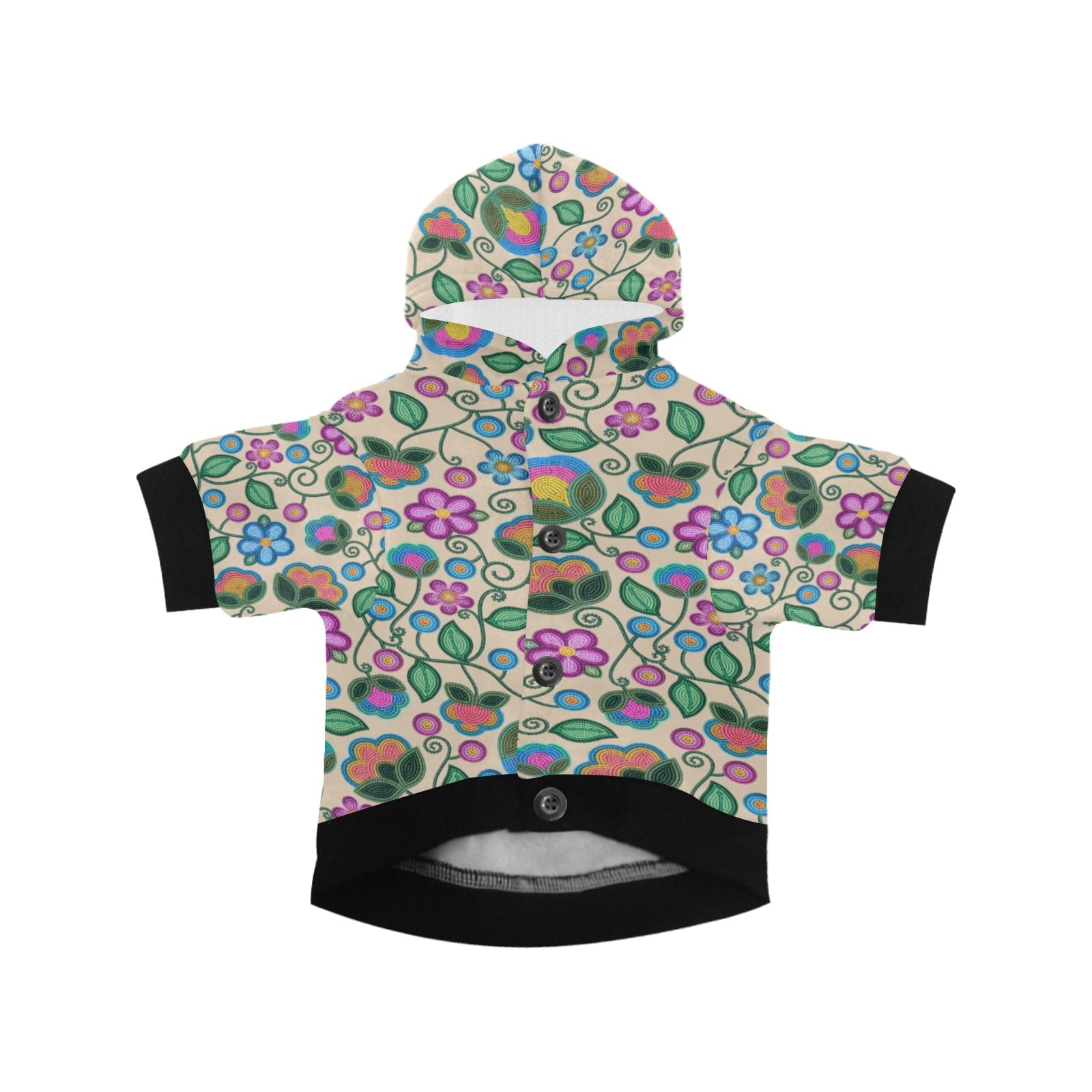 Turquoise Sunbeam Cream Pet Dog Hoodie