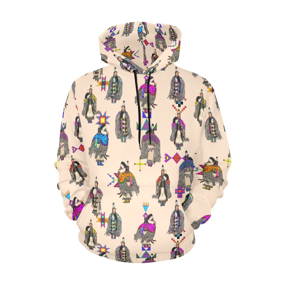 Women's Tradish Dancers Muslin Hoodie for Men (USA Size)