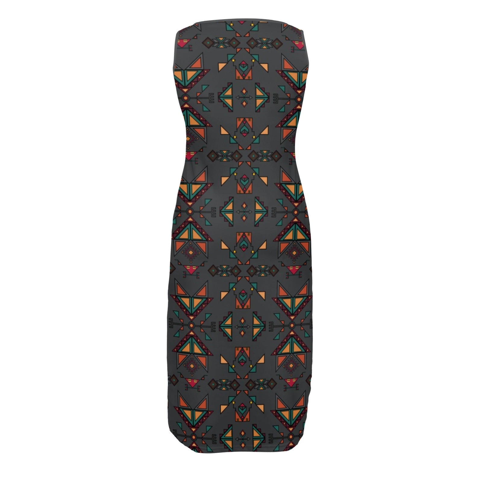 Arrow dawn Gray Phaedra Sleeveless Open Fork Long Dress