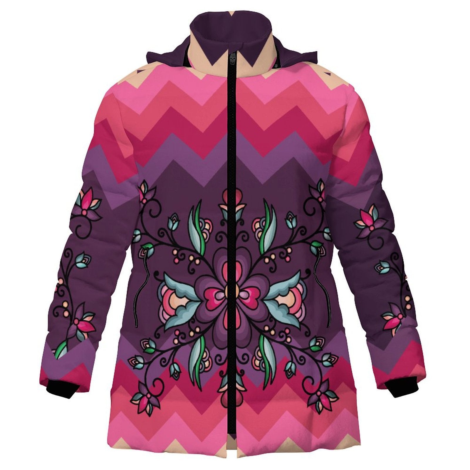 Amber Evening Garland Women's Hooded Puffer Coat