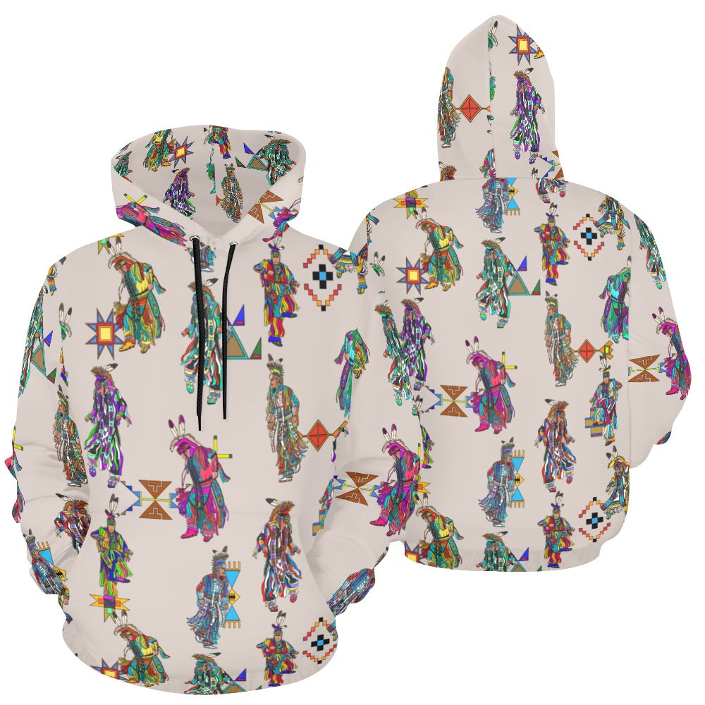 Men's Grass Dancers Muslin Hoodie for Men (USA Size)