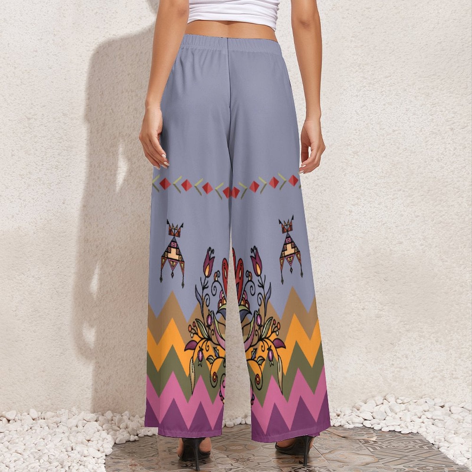 Red Willow Whispers Ribbon Pant