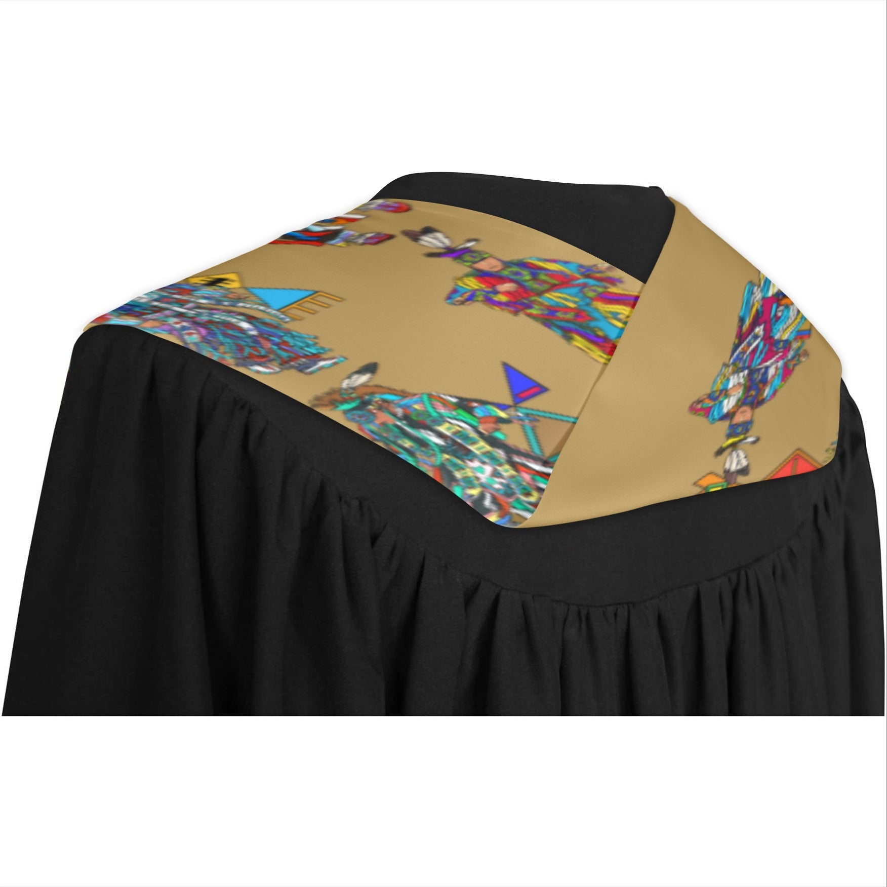 Men's Grass Dancers Earth Graduation Stole