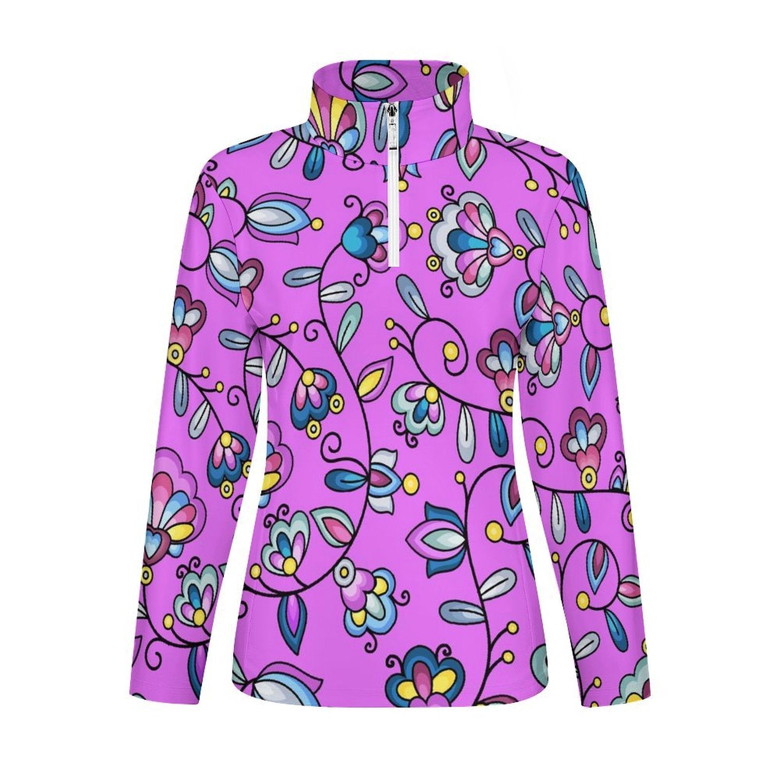 Autumn Bundle Blessing Purple Long Sleeve Yoga Shirt