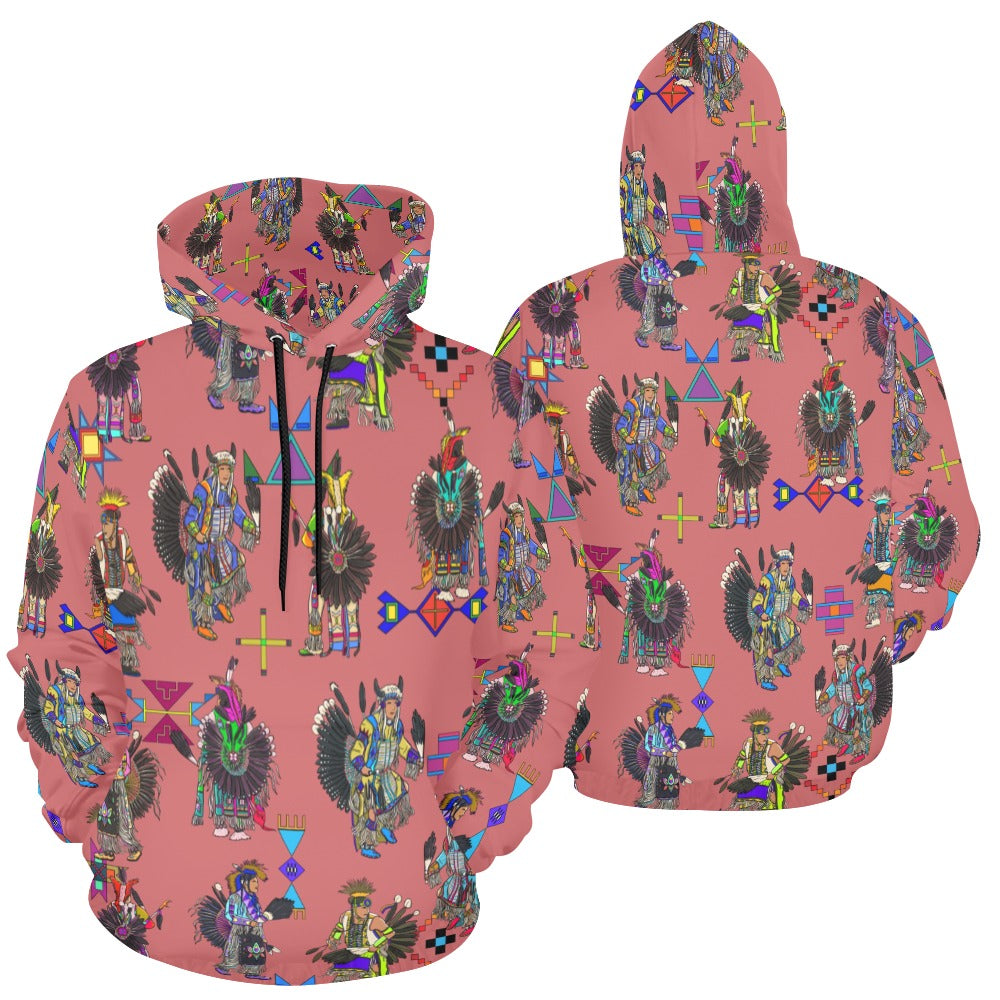 Men's Tradish Dancers Terra Cotta Hoodie for Men (USA Size)