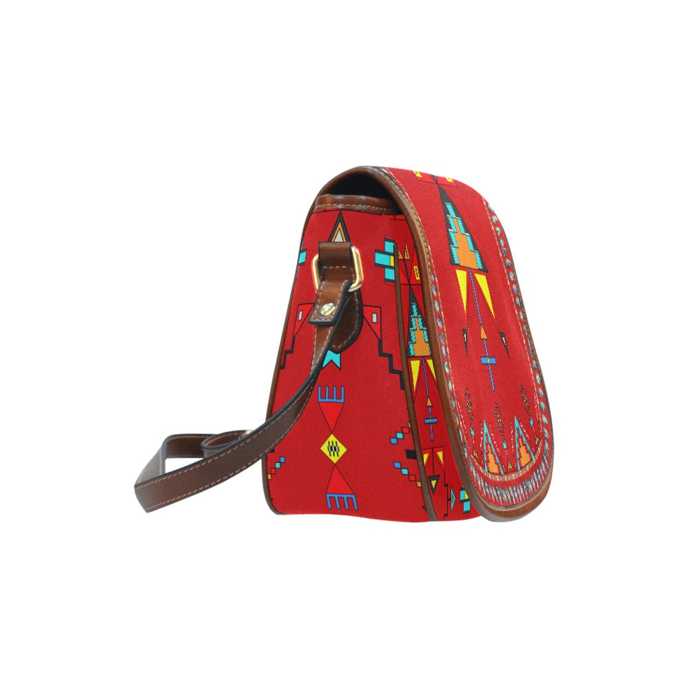 Sentinel of the Plains Red Saddle Bag/Large