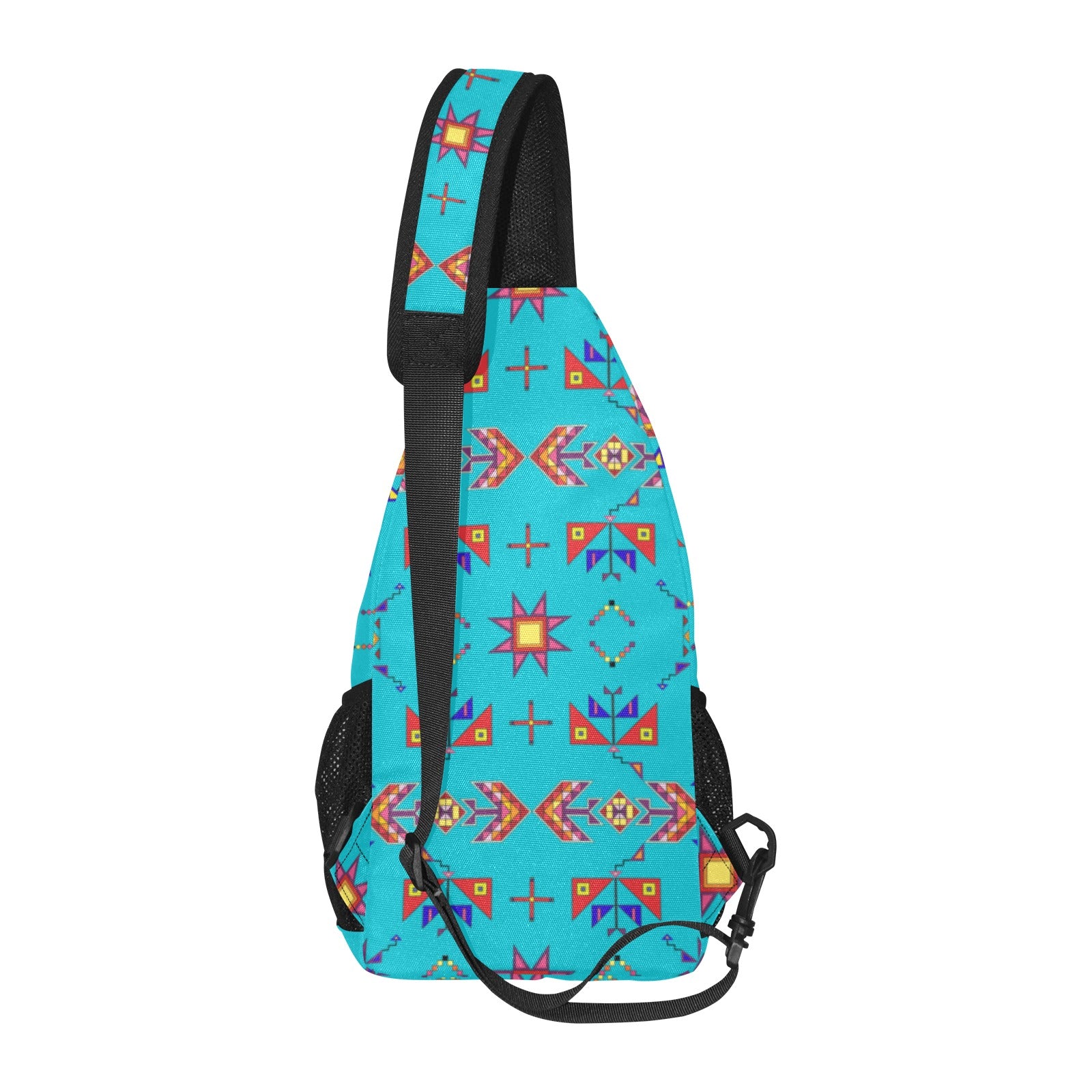 Scattered Generations Turquoise Chest Bag