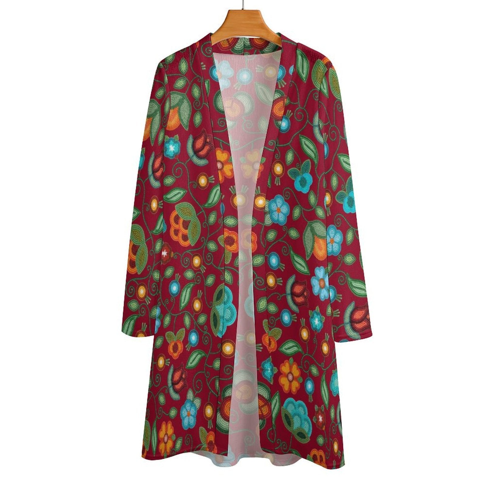 Prairie Fire Petals Red Cardigan