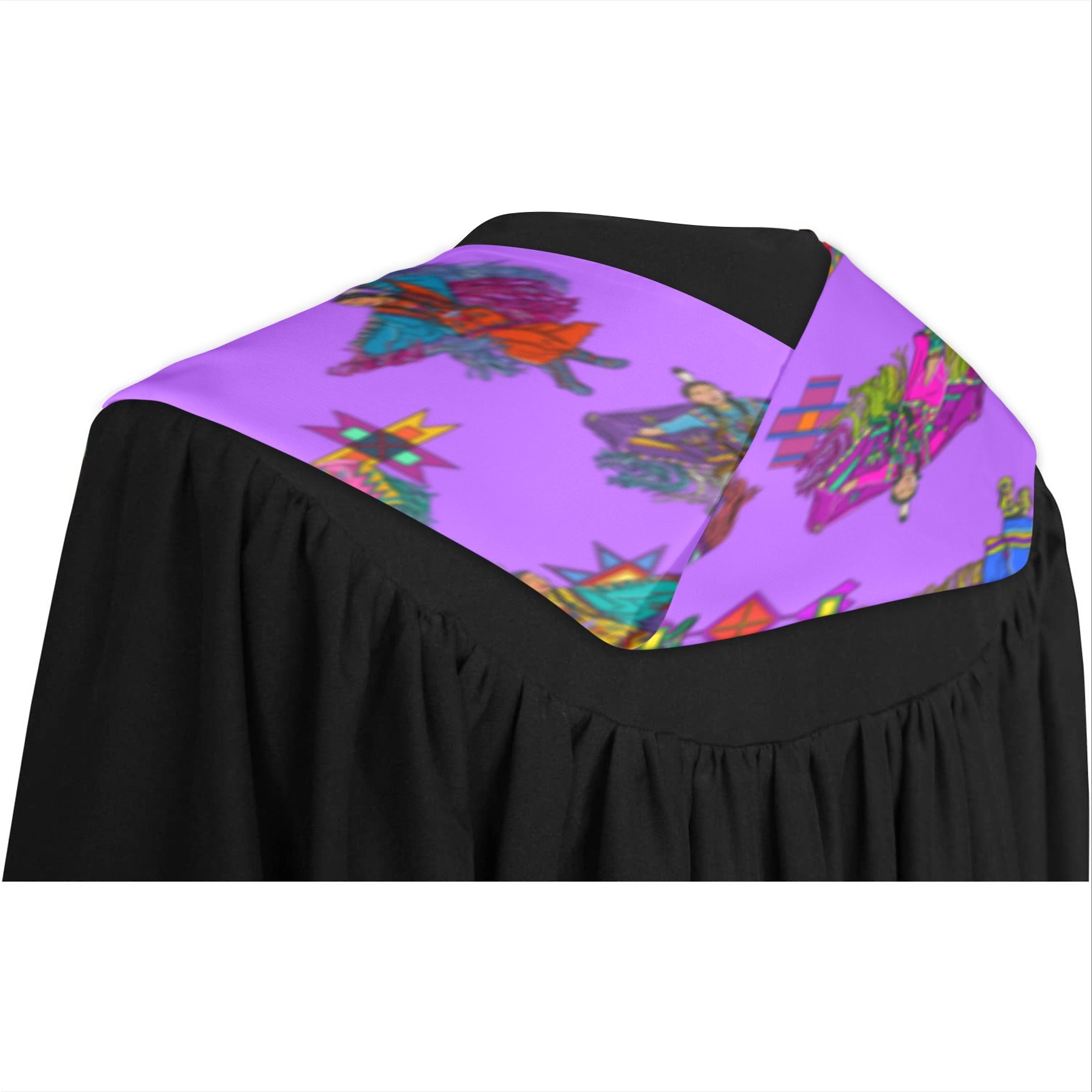Women's Fancy Dancers Purple Graduation Stole