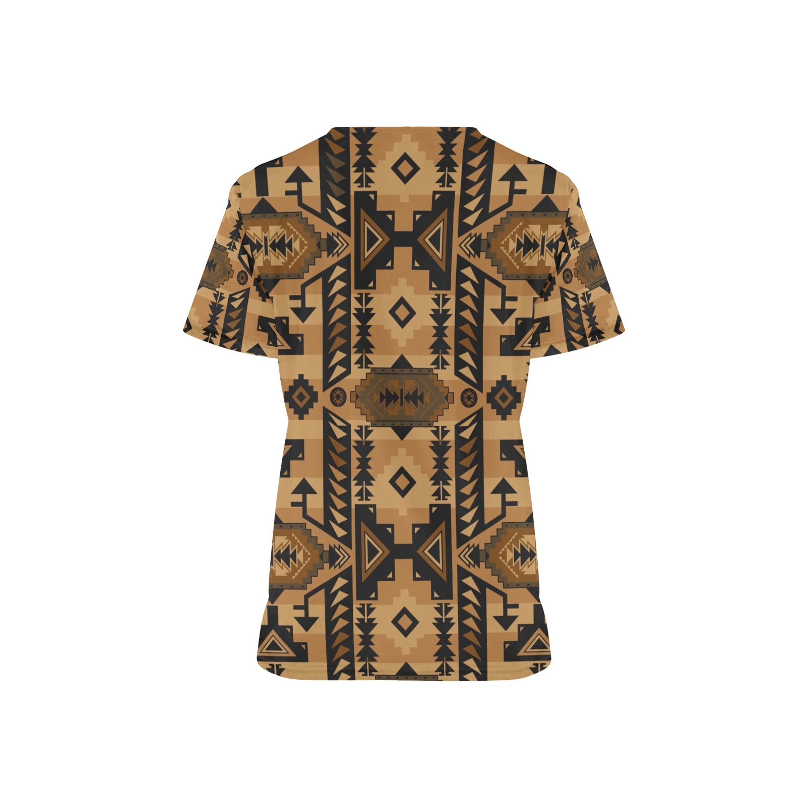 Chiefs Mountain Tan Scrub Top