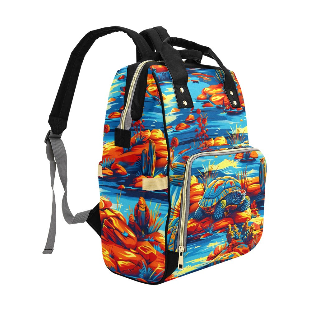 Turtle Power Multi-Function Diaper Backpack/Diaper Bag