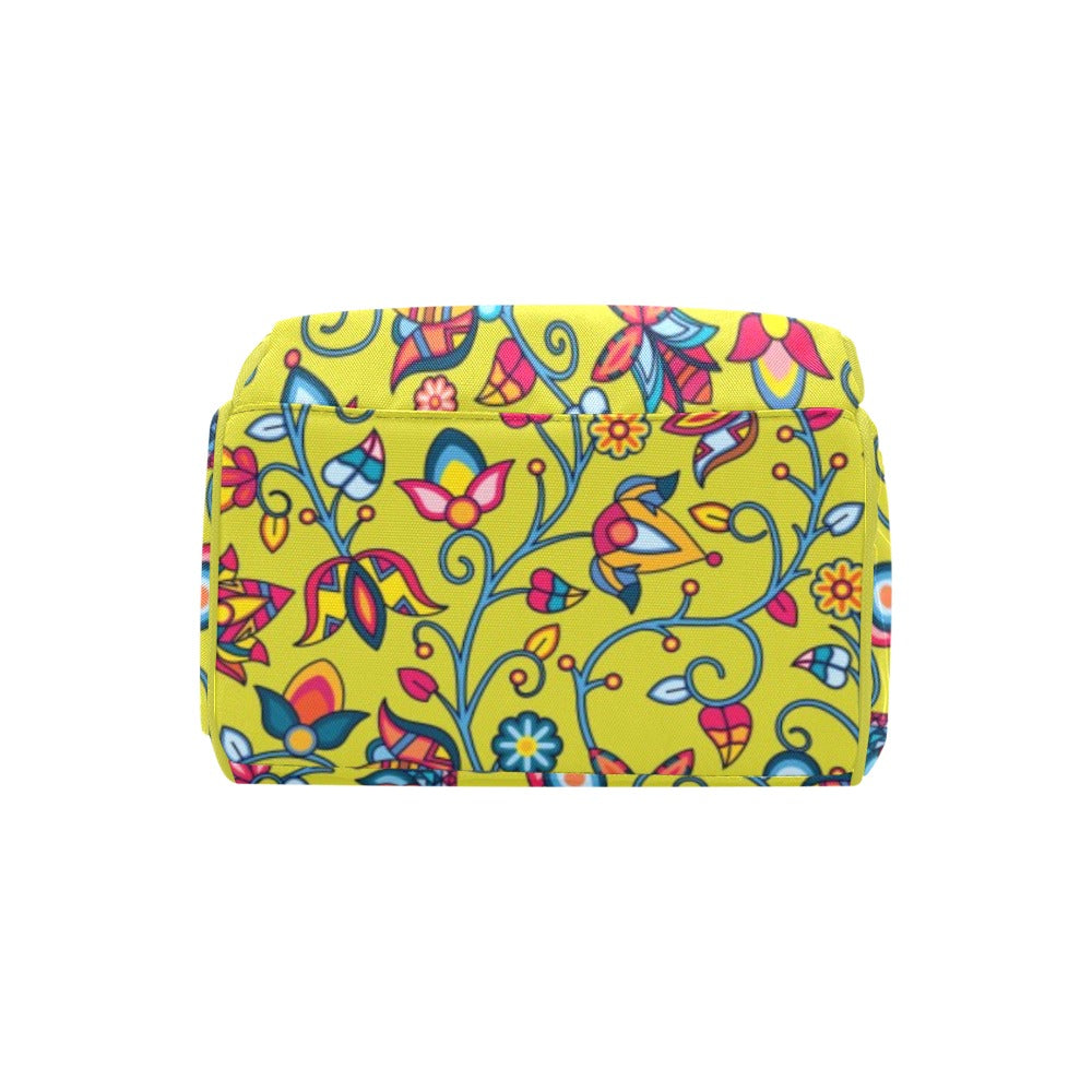 Thorny Path Yellow Grass Multi-Function Diaper Backpack/Diaper Bag
