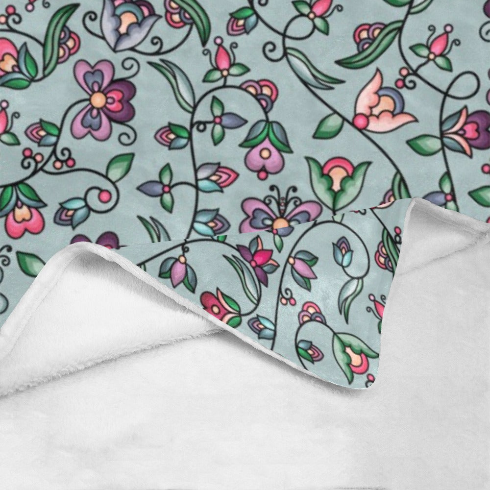 Amber Evening Garland Turquoise Ultra-Soft Micro Fleece Blanket 60"x80"