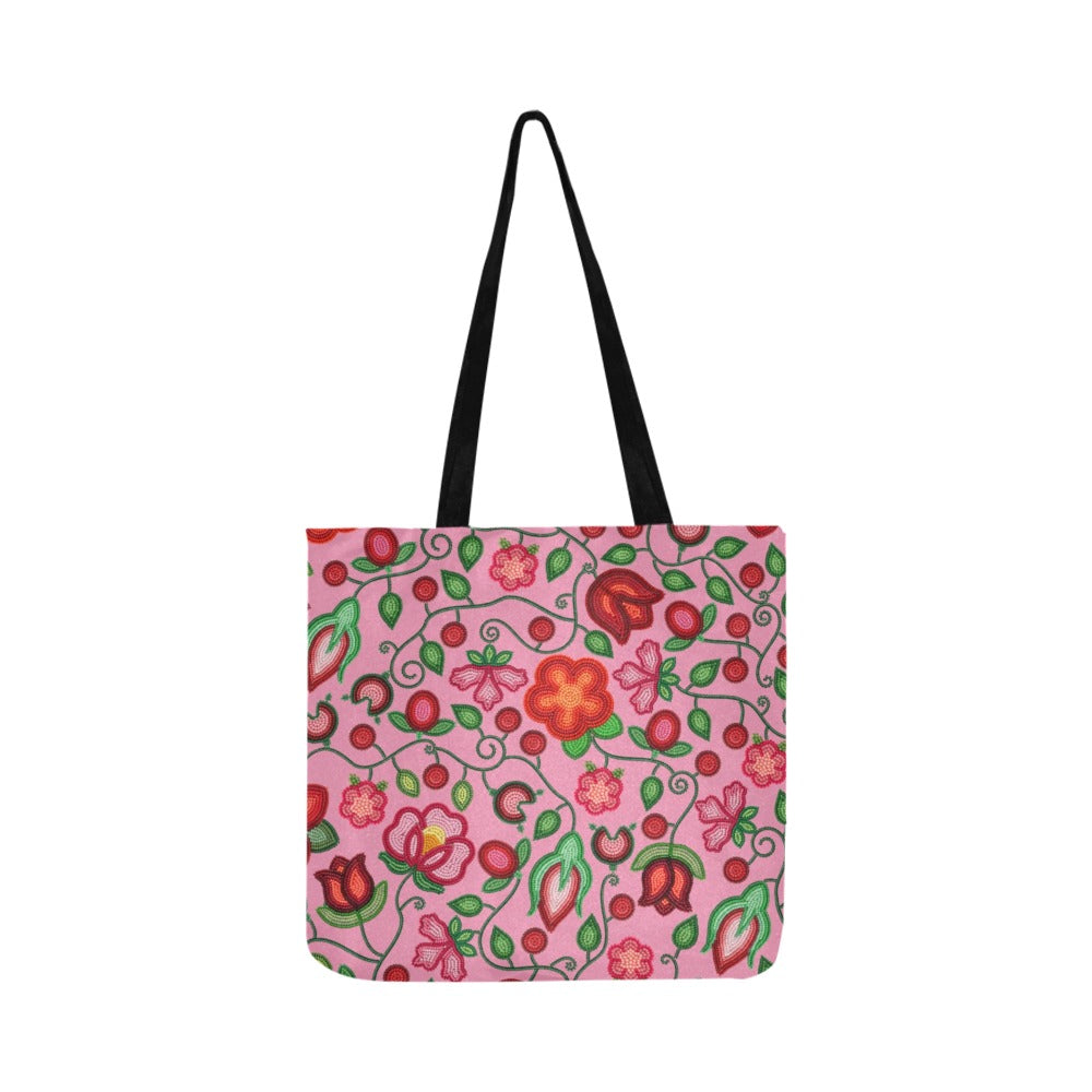 Rose Reverie Pink Reusable Shopping Bag (Two sides)