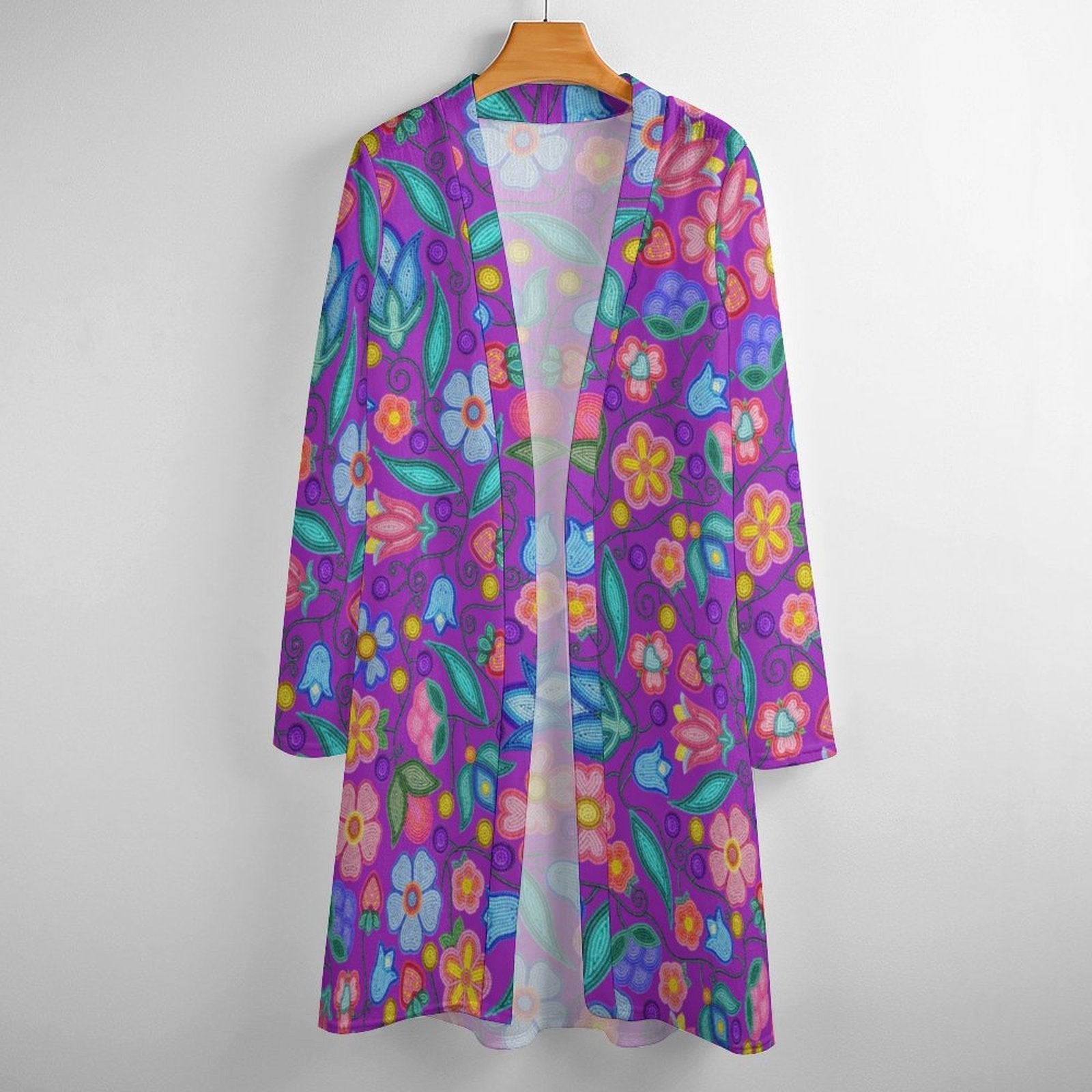 Sweet Offering Purple Cardigan