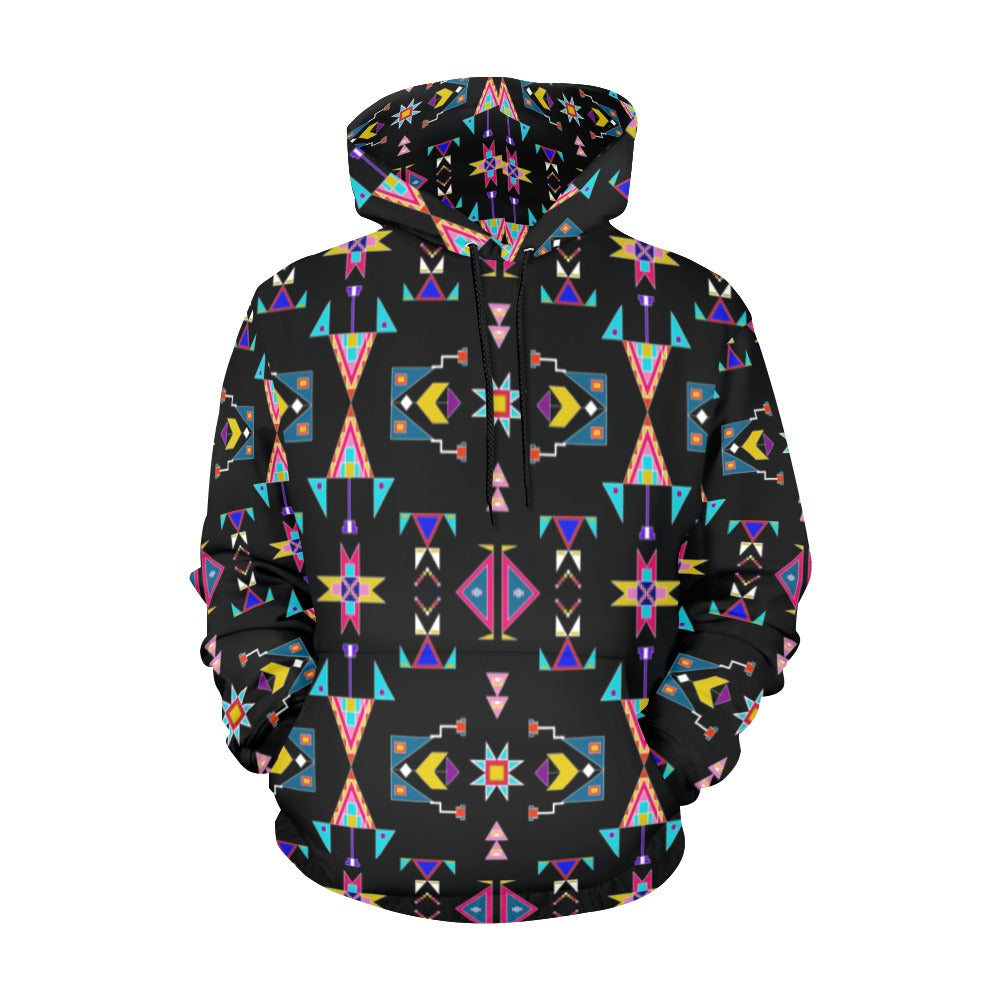 Enemy Territory Black Hoodie for Men (USA Size)
