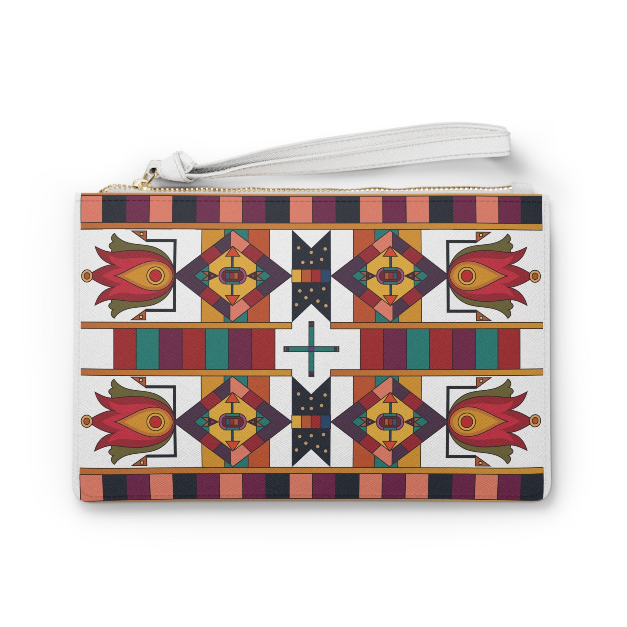Flames of Heritage Clutch Bag
