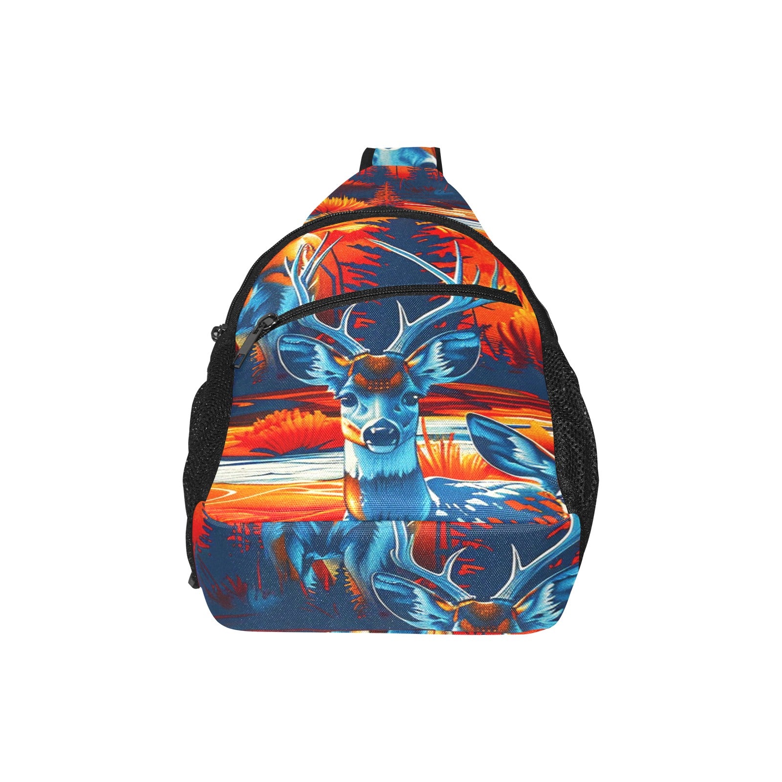 Deer Family Chest Bag
