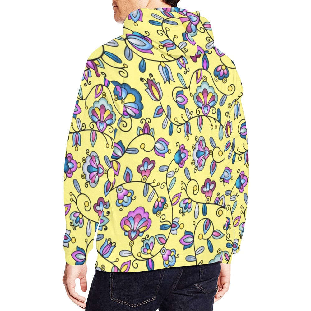Autumn Bundle Blessing Yellow Hoodie for Men (USA Size)
