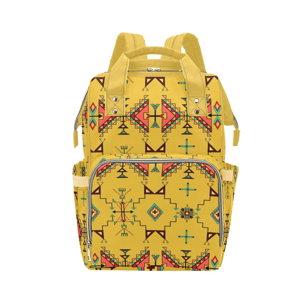 Thunder Flight Yellow Multi-Function Diaper Backpack/Diaper Bag