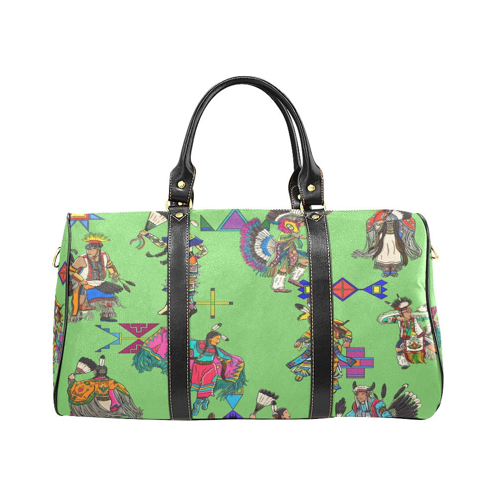Grand Entry Dancers Grass Waterproof Travel Bag/Small