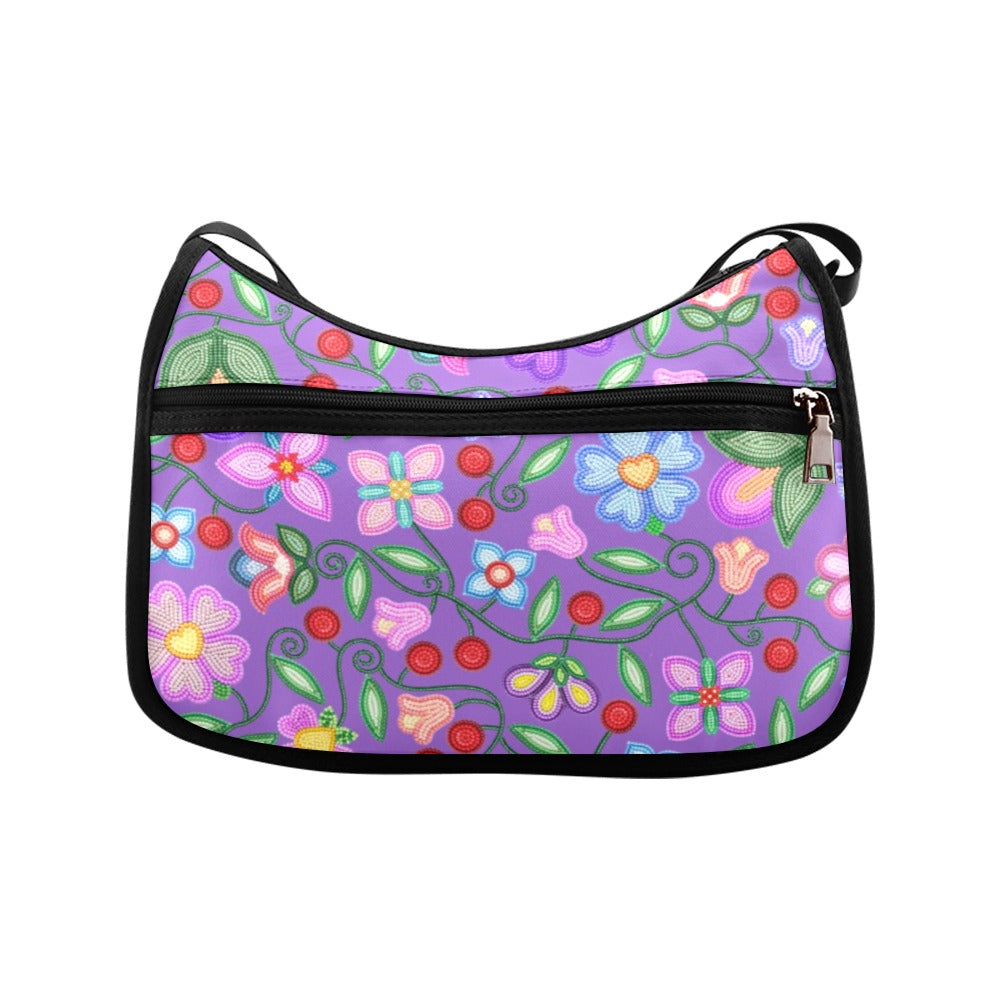 Petal Harmony Lavender Crossbody Bag