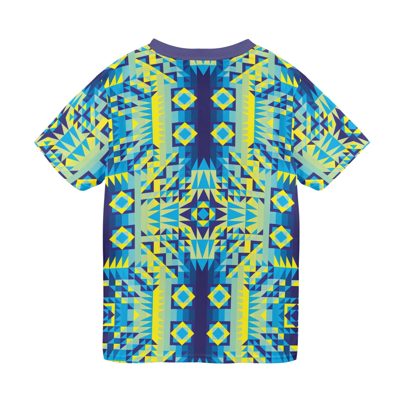 Kaleidoscope Jaune Bleu T-shirt for Men